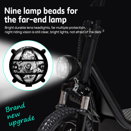 Load image into Gallery viewer, 2000W 50KM/H Adult Electric Scooter Motor e Scooter Foldable Bike With Seat