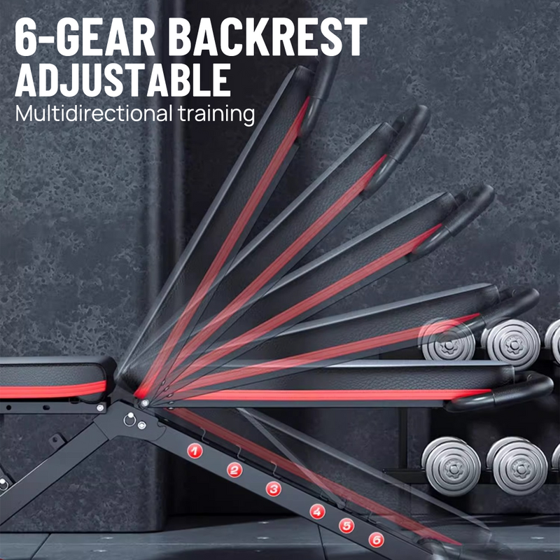 Load image into Gallery viewer, PORIYA Adjustable Dumbbell Weight Bench Full Body Workout Foldable Incline Decline Gym