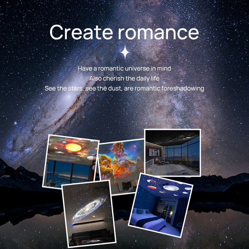 Load image into Gallery viewer, PORIYA 13IN1 Galaxy Starry Sky Projector Night Light Rotating LED Planetarium Star Lamp