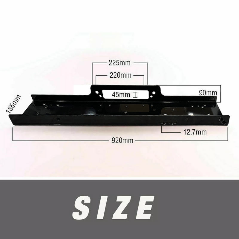 Load image into Gallery viewer, PORIYA Winch Mounting Plate Cradle Steel 8000-14500lbs Universal Truck Trailer
