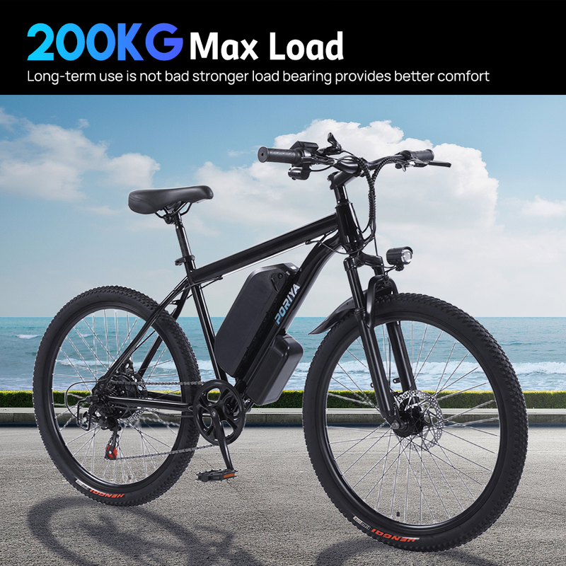 Load image into Gallery viewer, 26" Mountain eBike 48V 10Ah Magnesium Alloy Electric Bicycle 1500W Motor E-MTB