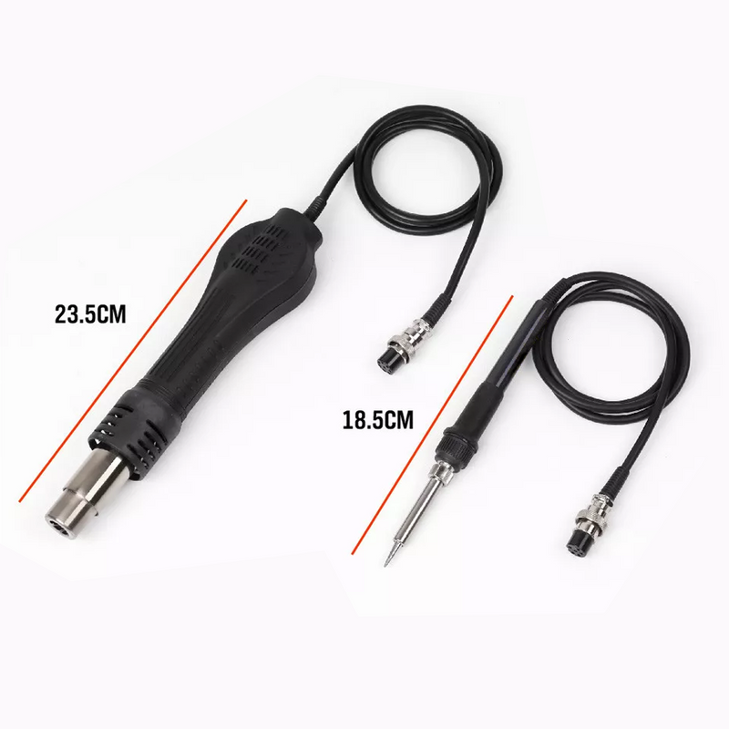 Load image into Gallery viewer, PORIYA 700W Solder Rework Station 2 in 1 Soldering Iron Kit Hot Air Heat Gun station