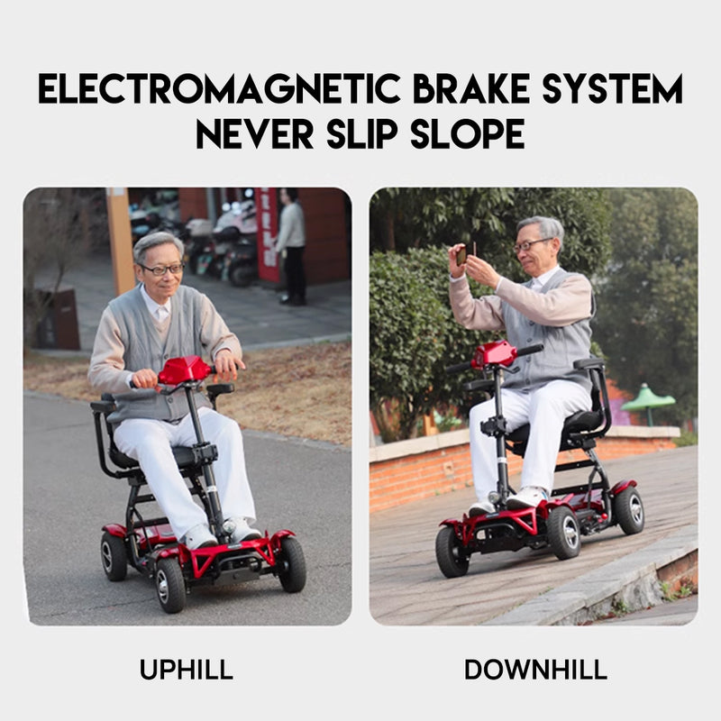 Load image into Gallery viewer, PORIYA Electric Mobility Scooter Electric Motorised Power Portable Folding 40KM Range