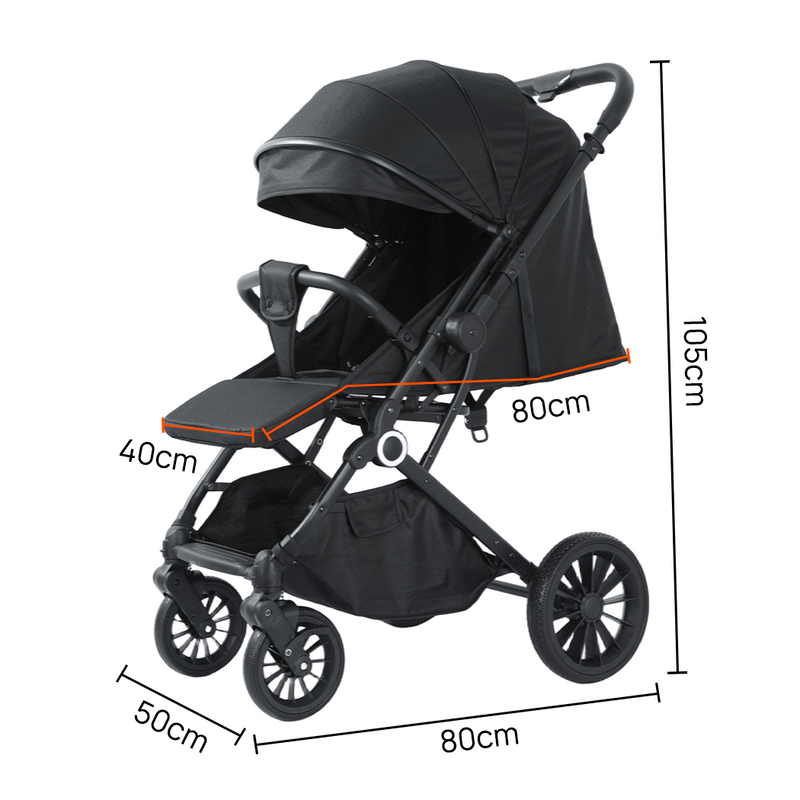 Load image into Gallery viewer, PORIYA Baby Stroller Reversible Handle Foldable Pram Portable Travel Pushchair Stroller