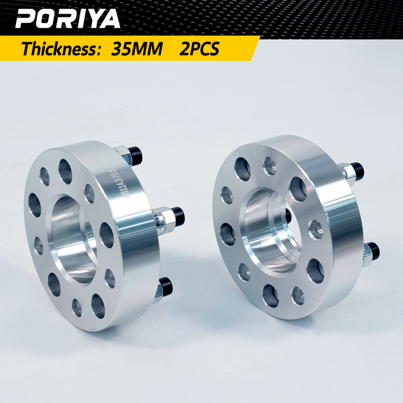 Load image into Gallery viewer, PORIYA 2PCS Wheel Spacers 35mm 5x114.3 for Ford Falcon XT XF EA EB ED EF EL to BA BF FG