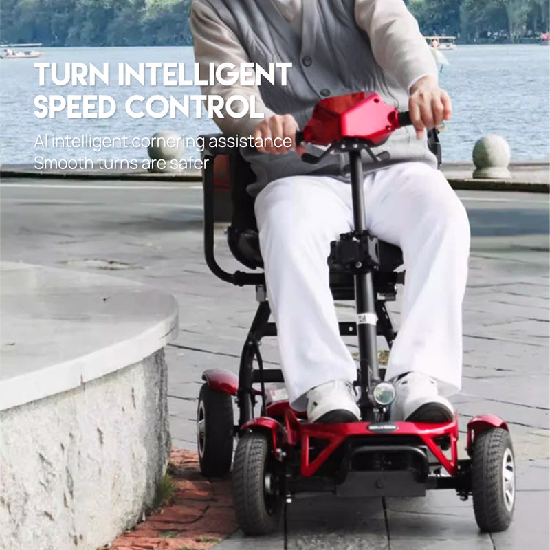 Load image into Gallery viewer, PORIYA Electric Mobility Scooter Electric Motorised Power Portable Folding 40KM Range