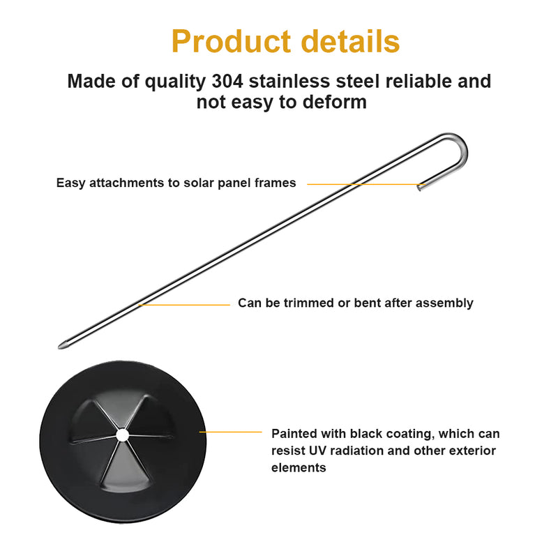 Load image into Gallery viewer, PORIYA 30m Solar Panel Bird Proofing KIT Stainless Steel Mesh & 100Pcs Fasteners