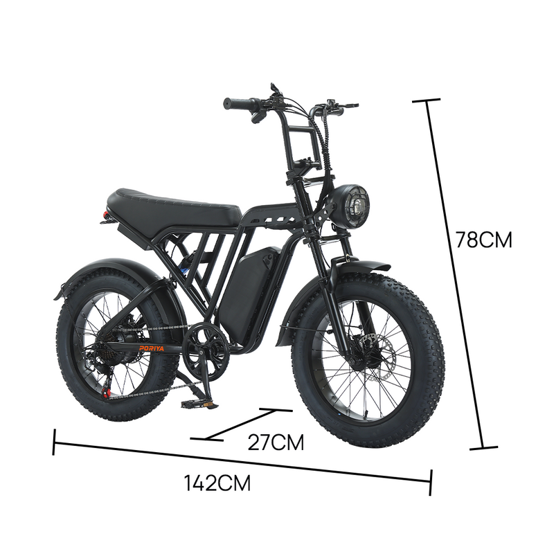 Load image into Gallery viewer, PORIYA 2000W 20" Electric Bike 48V 16Ah 60km/h MTB Ebike 70KMH Mountain Bicycle E-Bike