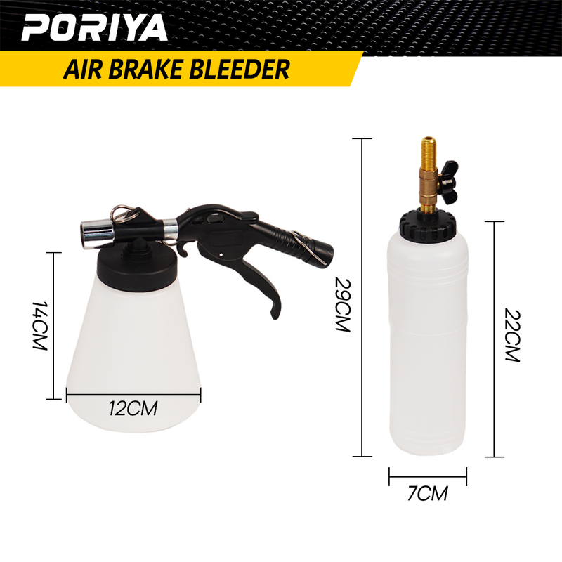 Load image into Gallery viewer, PORIYA 1L/3L Air Brake Bleeder Clutch Vacuum Bleeding Extractor Fluid Fill Adapter Kit