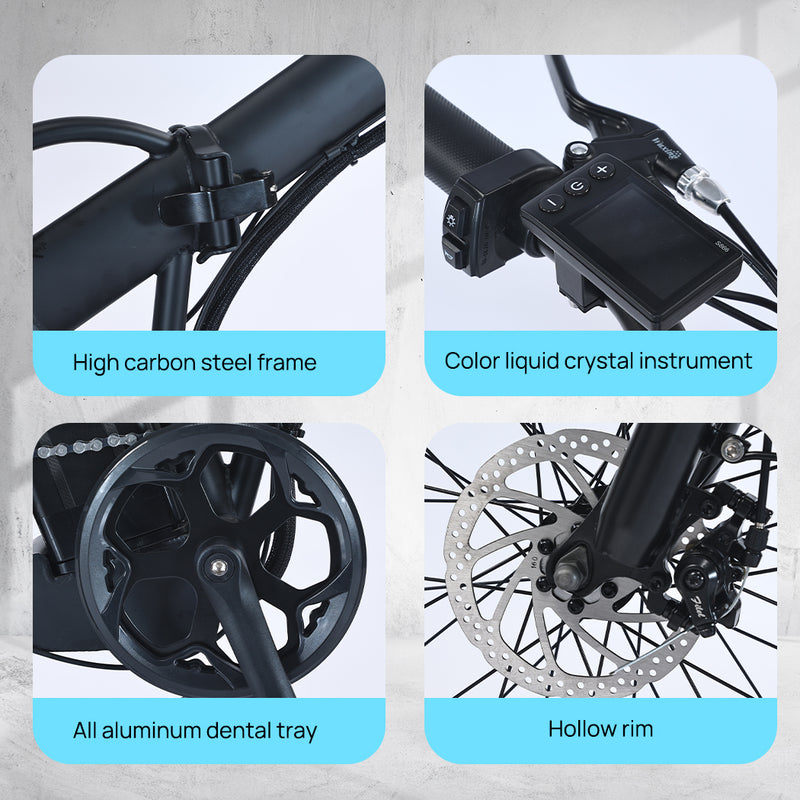 Load image into Gallery viewer, Electric Bicycle Ebike 48V 1500W Mountain Bike 10.4Ah Li-Ion Battery 20'' Tyres