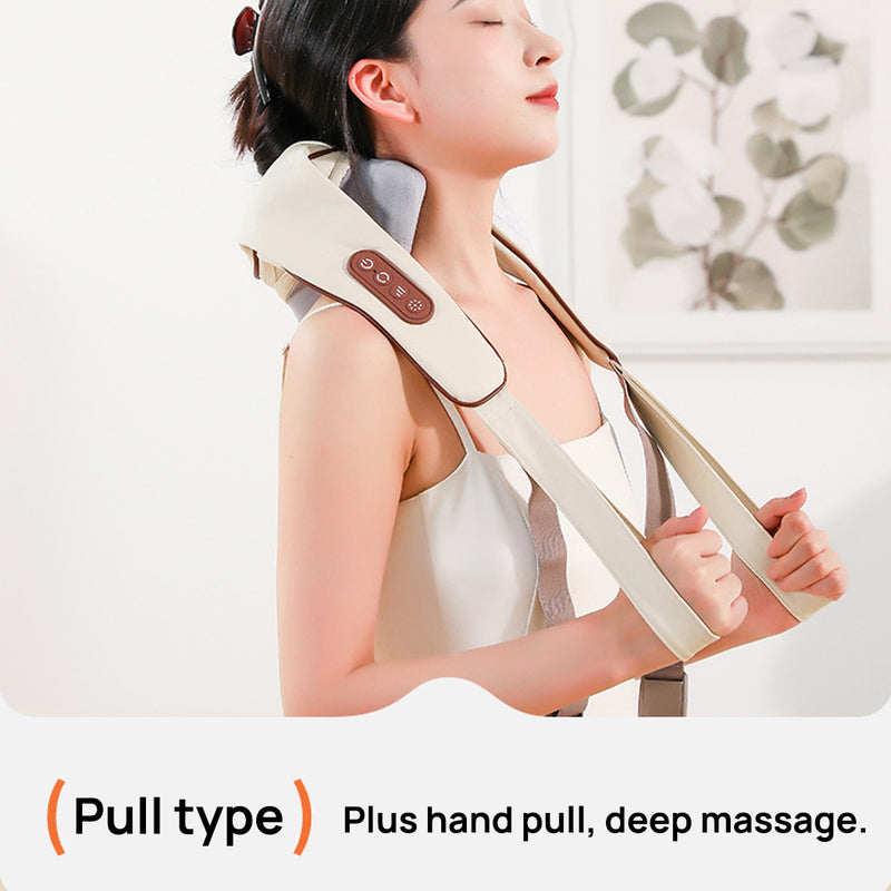 Load image into Gallery viewer, Neck Massager Shoulder Trapezius 5D with Heat Goletsure Massage Relief Pain