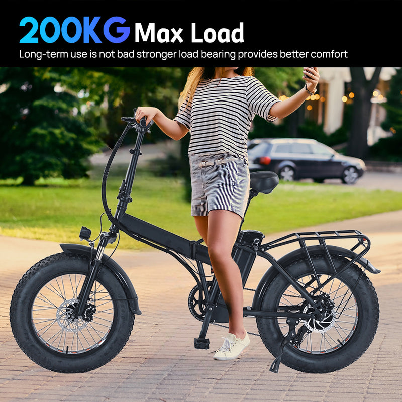 Load image into Gallery viewer, Electric Bicycle Ebike 48V 1500W Mountain Bike 10.4Ah Li-Ion Battery 20'' Tyres