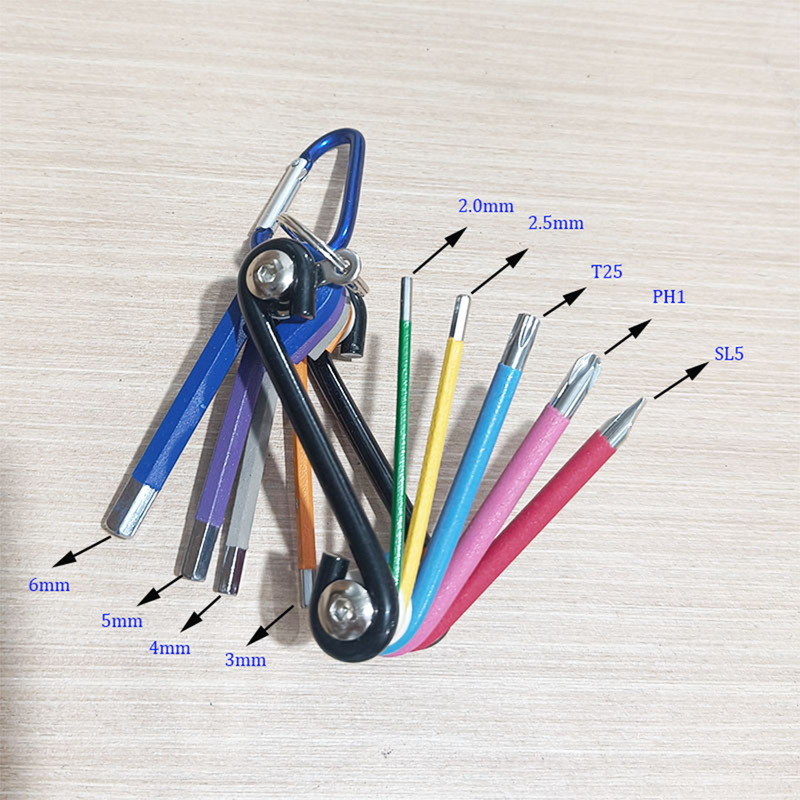 Load image into Gallery viewer, PORIYA 54 PCS Extra Long Arm Wrench Allen Key Hex Set Metric + Imperial + Torx Key