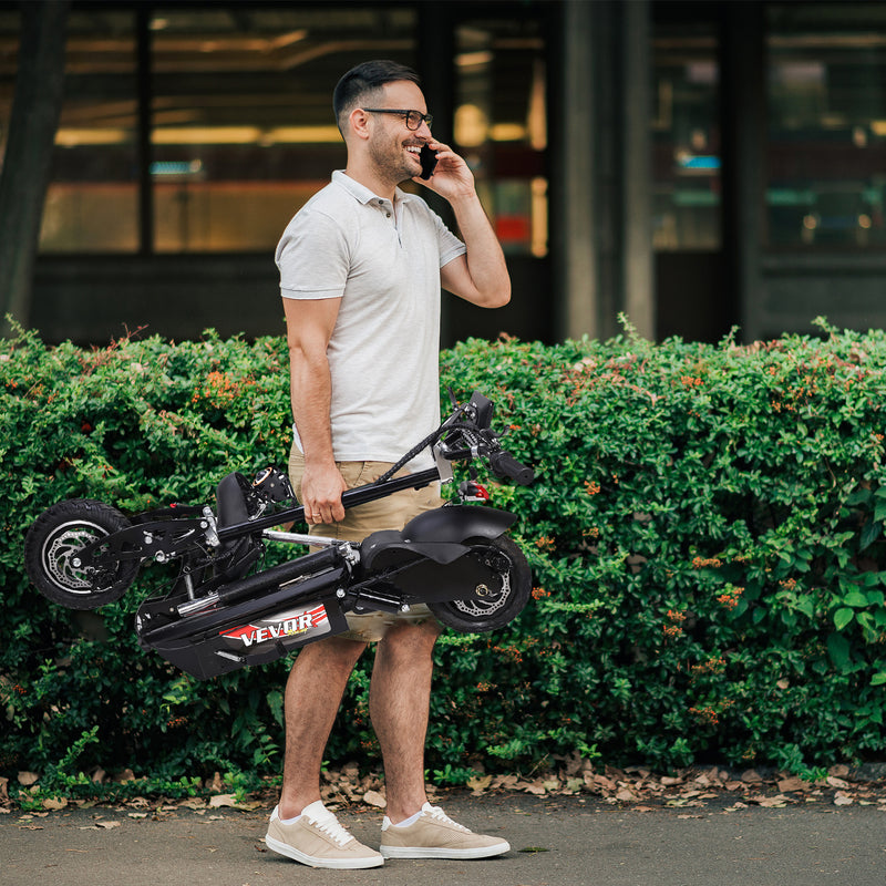 Load image into Gallery viewer, 2000W 70KM/H Adult Electric Scooter Motor e Scooter Foldable Bike With Seat