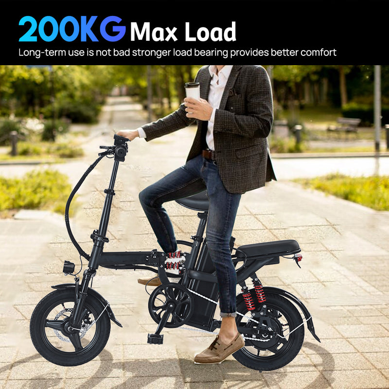 Load image into Gallery viewer, PORIYA Foldable Electric Bicycle 1000W 50KM/H Protable Commuter Travel Bicycle E Bike 48V
