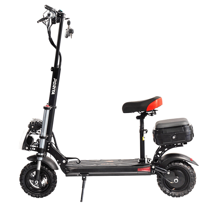 Load image into Gallery viewer, PORIYA Electric Scooter 2500W 70KM/H Off Road Portable Foldable Adult E-Bike W / Seat