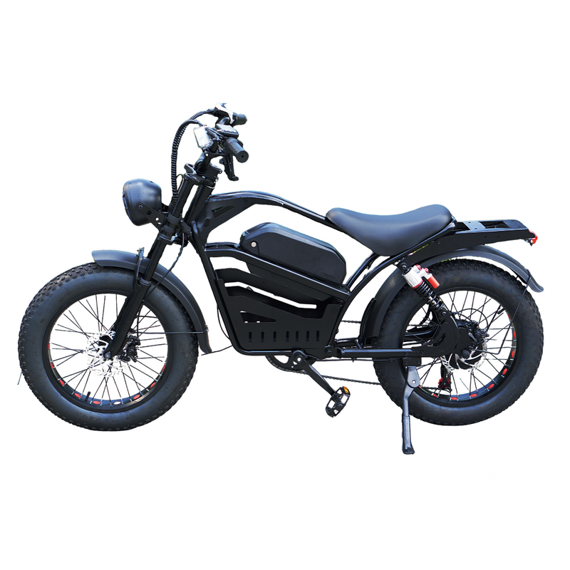 Load image into Gallery viewer, PORIYA Electric Bicycle Ebike 48V 2000W Mountain Bike 20" Fat Tire Shimano 7 Speed
