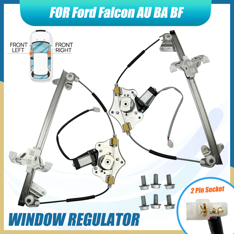 Load image into Gallery viewer, PORIYA Pair Front Electric Window Regulator & Motor Fit For Ford Falcon AU BA BF RH