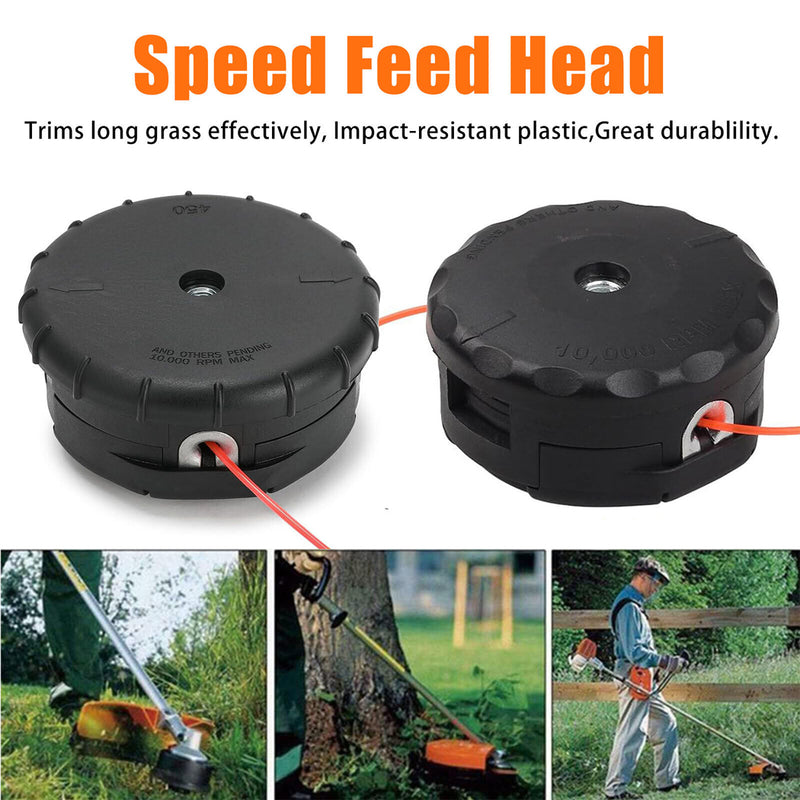 Load image into Gallery viewer, Universal Speed Feed Bump Head Straight & Bent Shaft Brush Cutter Trimmer Head