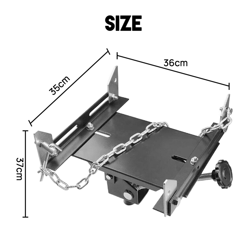 Load image into Gallery viewer, PORIYA Transmission Jack Adapter 500KG Automotive Car Gearbox Removal Trolley Adaptor