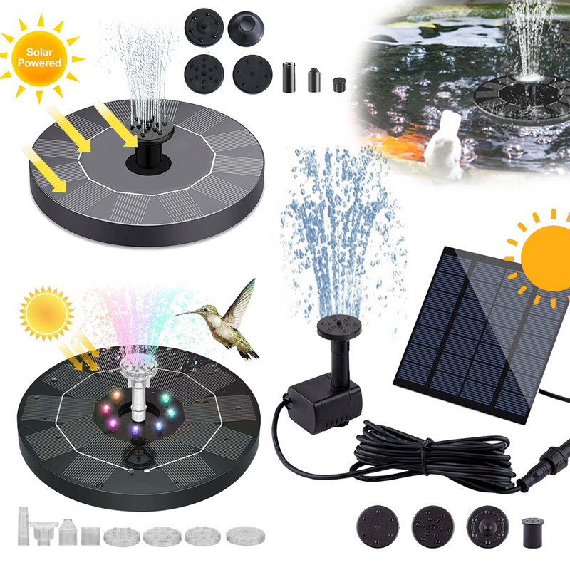 Load image into Gallery viewer, PORIYA Solar Pond Pump Water Fountain Outdoor Powered Submersible Filter AU