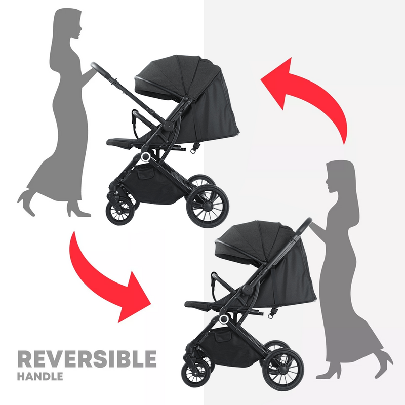 Load image into Gallery viewer, PORIYA Baby Stroller Reversible Handle Foldable Pram Portable Travel Pushchair Stroller