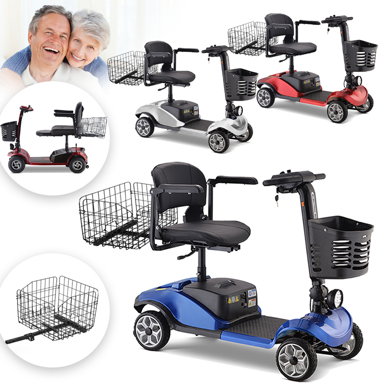 Load image into Gallery viewer, PORIYA Electric Mobility Scooter Electric Motorised Power Portable Folding 35KM Range