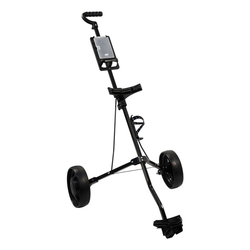 Load image into Gallery viewer, PORIYA Golf Buggy Quick Folding Trolley Golf Cart Trolley 2 Wheels Cup Holder