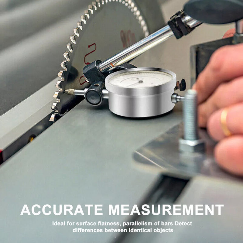 Load image into Gallery viewer, PORIYA 0-10mm Dial Indicator Gauge With Magnetic Base 60KG Pull 22 Indicator Point Set