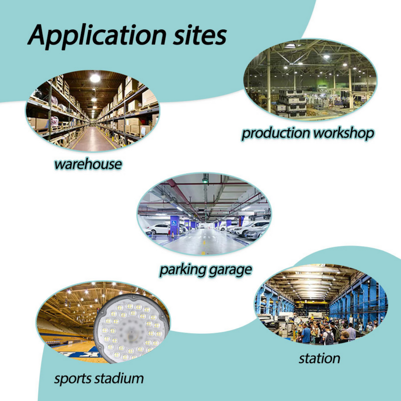 Load image into Gallery viewer, PORIYA UFO LED High Bay Lights 200W 300W 500W Warehouse Industrial Shed Factory Lamps