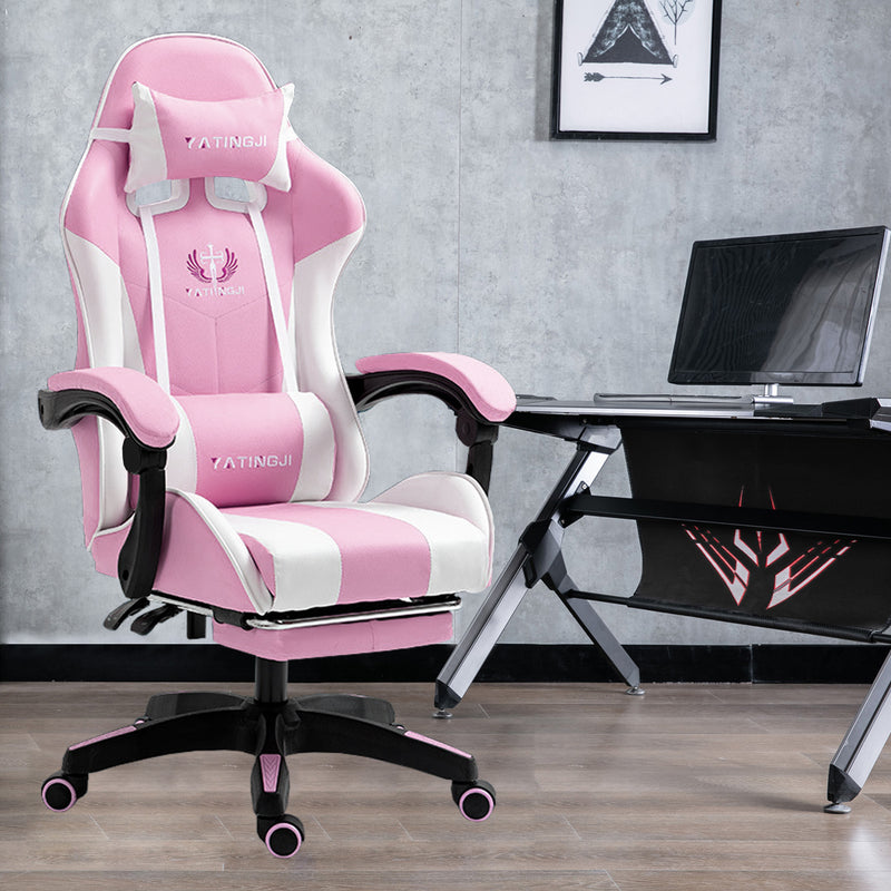 Load image into Gallery viewer, PORIYA Ergonomic Gaming Chair PU Home Office Reclining Computer Chair w/Footrest