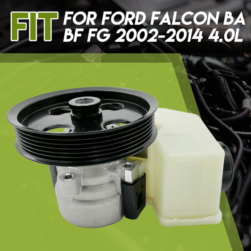 Load image into Gallery viewer, PORIYA Power Steering Pump for Ford Falcon BA BF FG 4.0L 6cyl XR6 02-14 TURBO LPG