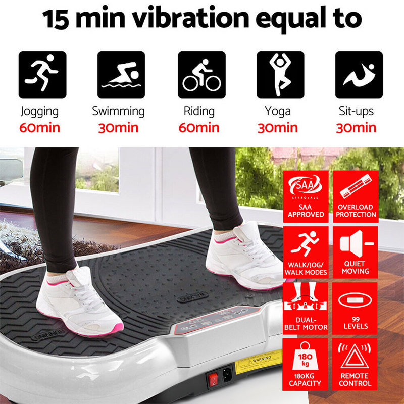 Load image into Gallery viewer, PORIYA Exercise Vibration Machine Platform Fitness Vibrating Plate Full Body Workout AU