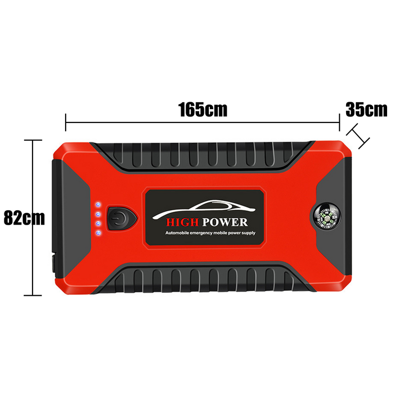 Load image into Gallery viewer, PORIYA 99800mAh Portable Car Jump Starter Booster 12V 1000A Battery Charger Power Bank