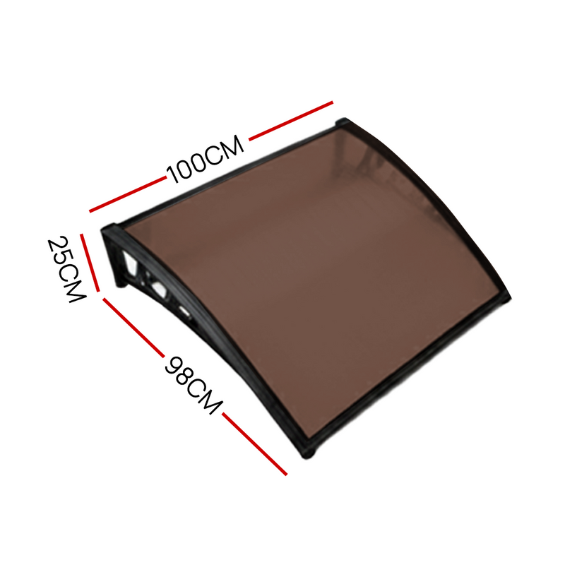 Load image into Gallery viewer, PORIYA Window Door Awning Outdoor Balcony Door Canopy Shelter Rain Cover Wind Shield