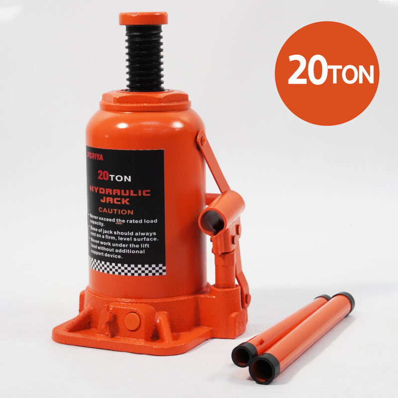 Load image into Gallery viewer, PORIYA 10/12/20 Ton Bottle Jack Hydraulic Lifter Heavy Duty Car Safety Valve 4WD