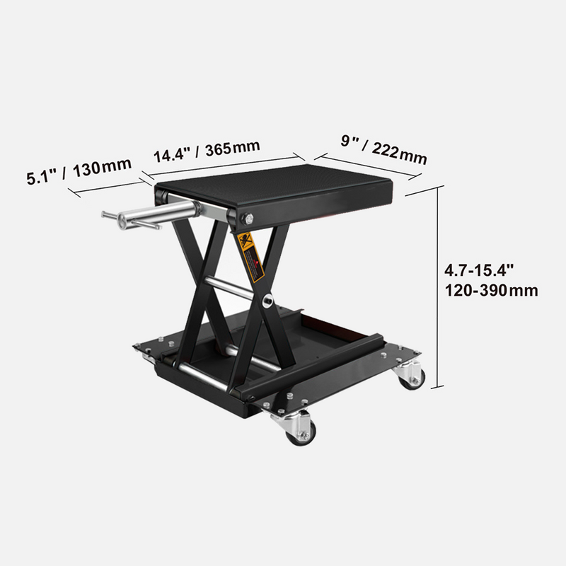 Load image into Gallery viewer, PORIYA 1100lb Motorcycle Scissor Lift Stand 500KG Motorbike Lift Working Bench ATV Jack