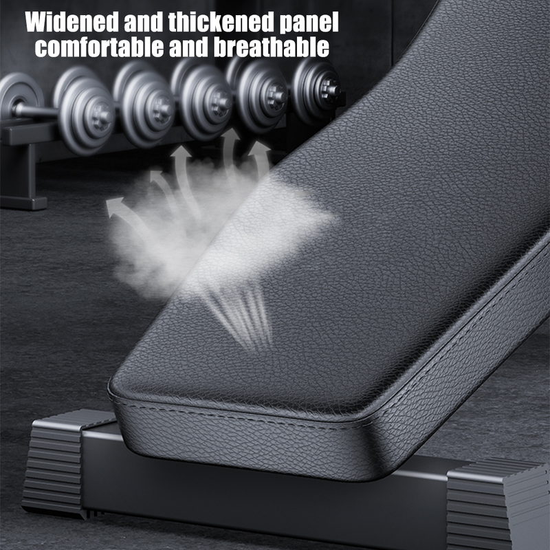 Load image into Gallery viewer, Adjustable Weight Abdominal Bench Sit-Up Back Support Fitness Flat Gym Exercise