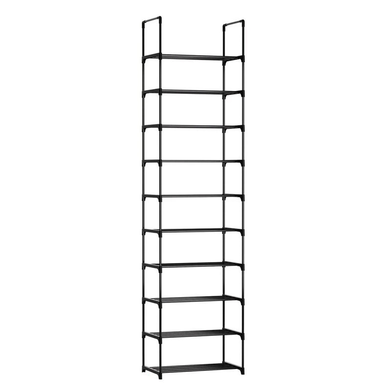 Load image into Gallery viewer, PORIYA 20/50 Pairs 10-Tier Shoe Rack Storage Shelf Metal Frame Stackable Shoe Organizer