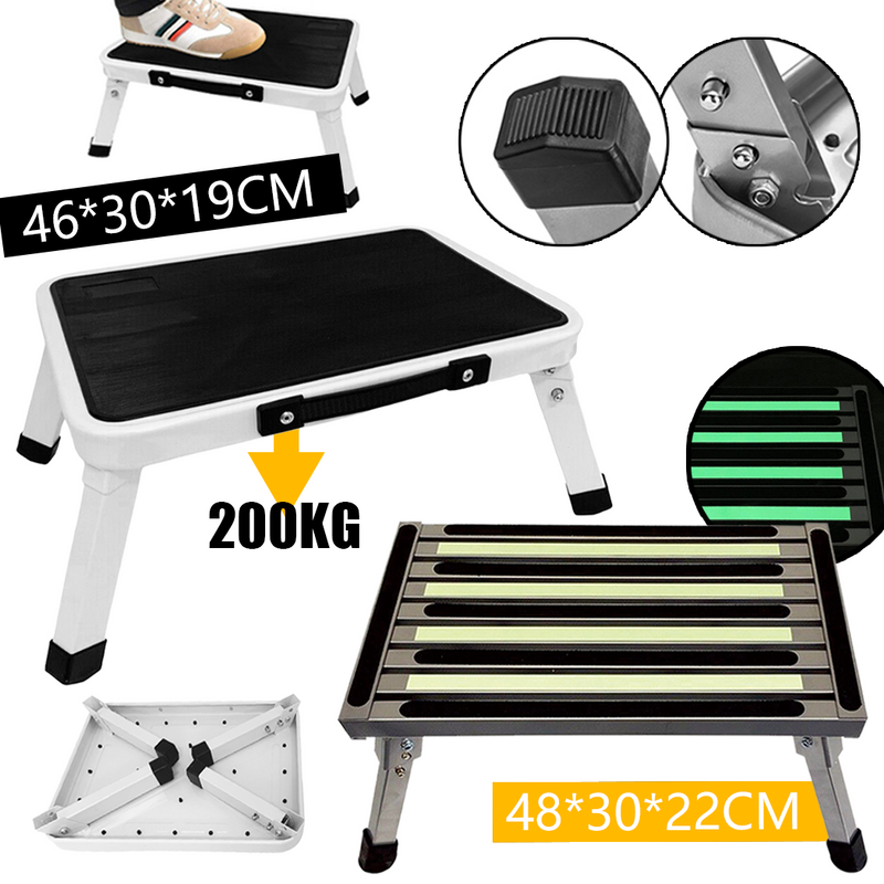 Load image into Gallery viewer, PORIYA Portable Folding Step Caravan Camping Rv Accessories Ladder Stool Camper Trailer