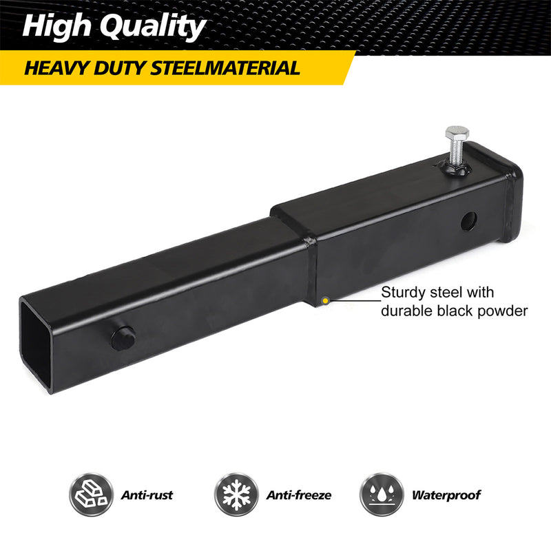 Load image into Gallery viewer, PORIYA 18 Inch Tow Hitch Extender Extension Bar 4WD Trailer Car 2" Receiver Heavy Duty