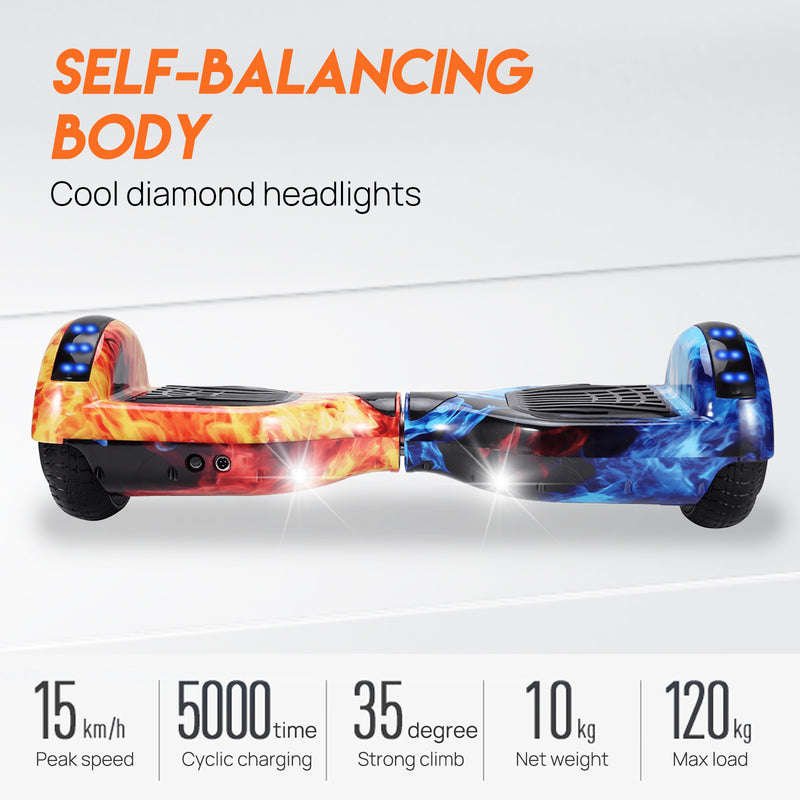 Load image into Gallery viewer, Electric Hoverboard Bluetooth Speaker Portable LED Self Balancing Scooter UL