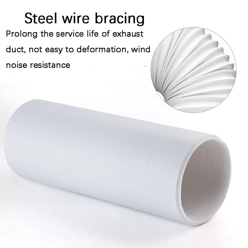 Load image into Gallery viewer, PORIYA 1.5/2/3M Flexible Exhaust Duct Ventilator Pipe Air Conditioner Vent Hose Duct