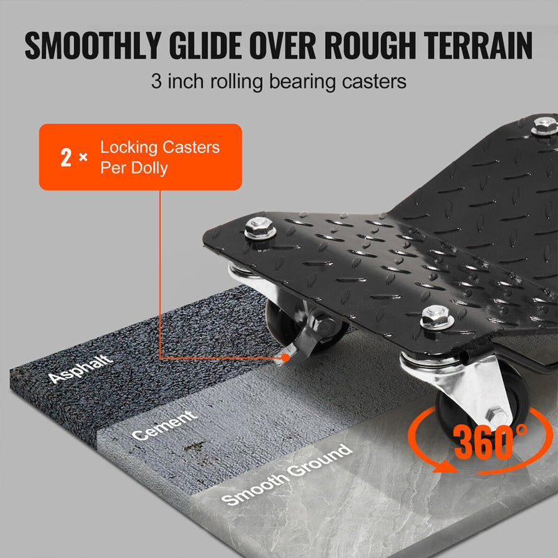 Load image into Gallery viewer, PORIYA Car Dolly Wheel Tire Moving 3ton (6600lbs) Heavy Duty Skate Auto Repair Jack