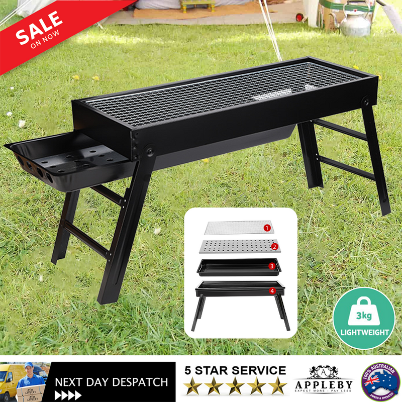 Load image into Gallery viewer, PORIYA Charcoal BBQ Grill Portable Smoker Barbecue Outdoor Foldable Camping Set AU