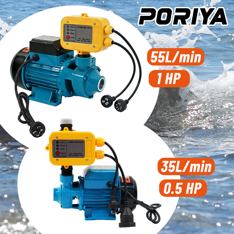 Load image into Gallery viewer, PORIYA Peripheral Water Pump QB60 QB80 Garden Boiler Car Wash Auto Controller