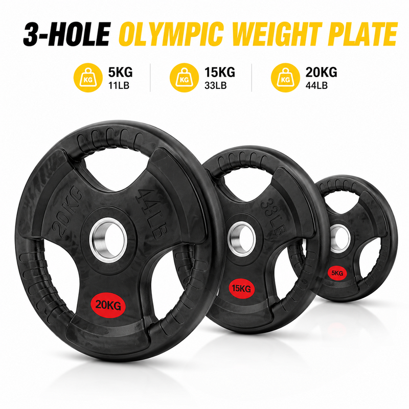 Load image into Gallery viewer, PORIYA Olympic Cost Iron Weight Plates Set 5-25kg Dumbbell Barbell Lifting