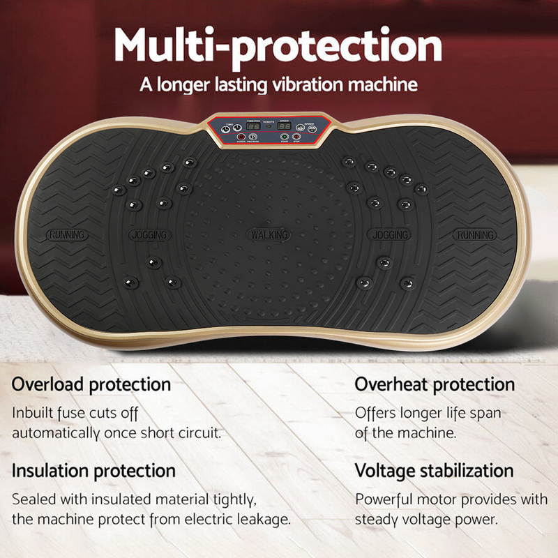 Load image into Gallery viewer, PORIYA Exercise Vibration Machine Platform Fitness Vibrating Plate Full Body Workout AU