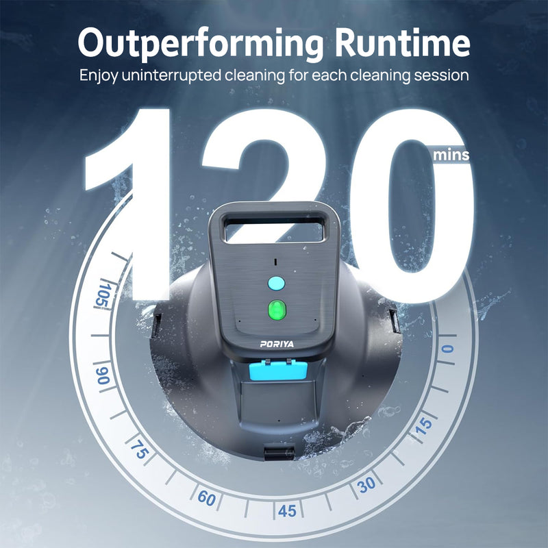 Load image into Gallery viewer, PORIYA Pool Cleaner Cordless Robot Vacuum Automatic Cleaning Scuba Self-Parking