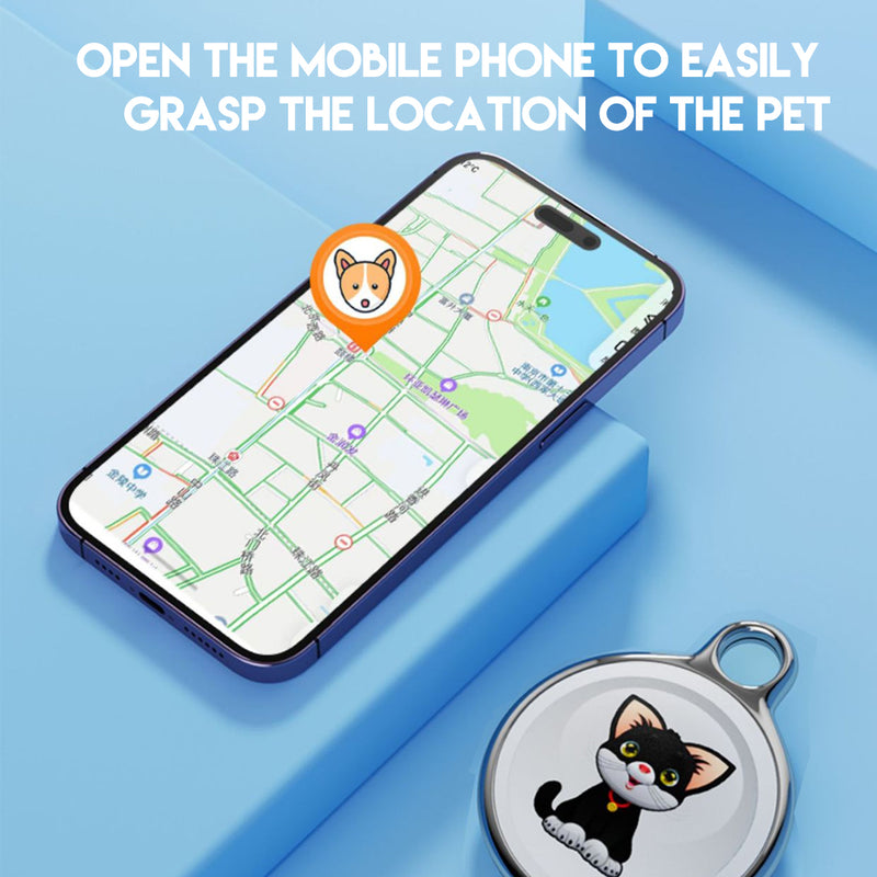 Load image into Gallery viewer, PORIYA Mini GPS Tracker Dog Pet Tag Smart Finder Locator Key Tracking Tracer Waterproof